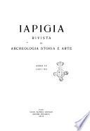 Japigia rivista pugliese di archeologia storia e arte