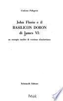 John Florio e il Basilicon Doron di James VI