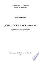 John Locke e Port-Royal