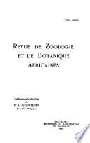 Journal of African zoology