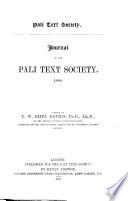 Journal of the Pali Text Society