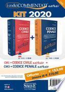 Kit 2020. Codice civile esteso+Codice penale esteso. Annotati esclusivamente con le massime più significative e con le sentenze delle Sezioni Unite