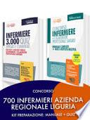 Kit concorso 700 infermieri Azienda Regionale Liguria: Concorso infermiere e collaboratore professionale sanitario. Manuale completo + quiz a risposta multipla-Infermiere 3000 quiz spiegati e commentati. Per tutti i concorsi pubblici da infermiere e collaboratore professionale e sanitario