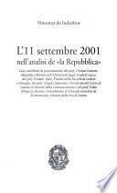 L'11 settembre 2001 nell'analisi de La Repubblica