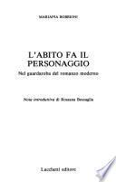 L'abito fa il personaggio