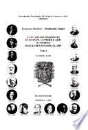 L'Accademia nazionale di scienze, lettere ed arti di Modena dalle origini (1683) al 2005: La storia e i soci
