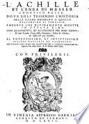 L'Achille Et L'Enea Di Messer Lodovico Dolce