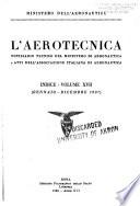 L'aerotecnica giornale ed atti dell'Associazione italiana di aerotecnica
