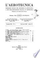 L'aerotecnica giornale ed atti dell'Associazione italiana di aerotecnica