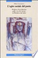 L'agire sociale del poeta