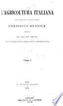 L'Agricoltura italiana