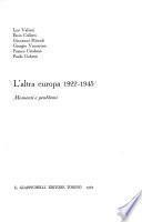 L'Altra Europa 1922-1945