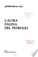 L'altra pagina del petrolio