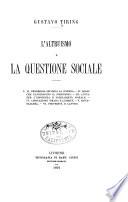 L'altruismo e la questione sociale ...