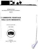 L'Ambiente vegetale nell'alto Medioevo