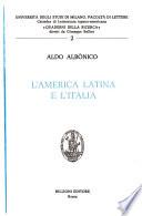 L'America Latina e l'Italia