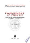 L'amministrazione sta cambiando?