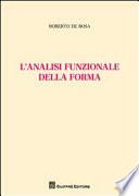 L'analisi funzionale della forma