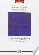 L'analisi linguistica