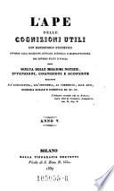 L'Ape delle cognizioni utili etc