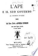 L'ape e il suo governo al giorno d'oggi