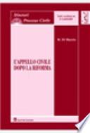 L'appello civile dopo la riforma