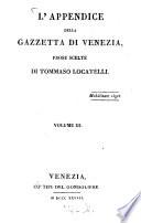 L' appendice della Gazzetta di Venezia