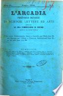 L'Arcadia periodico mensile di scienze, lettere ed arti