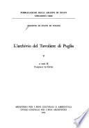 L'archivio del Tavoliere di Puglia