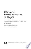L'Archivio storico diocesano di Napoli