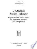 L'Archivio storico italiano