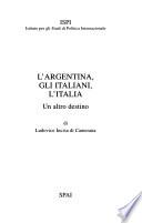 L'Argentina, gli Italiani, l'Italia