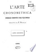 L'arte cronometrica giornale scientifico dell'orologeria