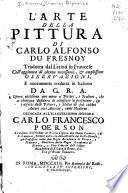 L'arte della pittura di Carlo Alfonso du Fresnoy