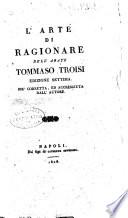 L'arte di ragionare dell'abate Tommaso Troisi