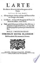 L'arte di restituire a Roma la tralasciata navigatione del suo Tevere. (Con tavole.)