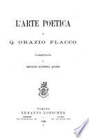 L'Arte poetica di Q. Orazio Flacco