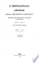 L'artigianello letture morali, religiose ed istruttive per servire alle scuole notturne di religione e alle famiglie