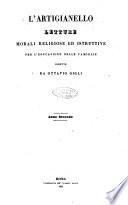 L'artigianello letture morali, religiose ed istruttive per servire alle scuole notturne di religione e alle famiglie