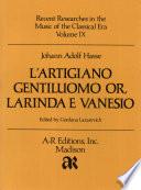 L'Artigiano Gentiluomo, or Larinda e Vanesio