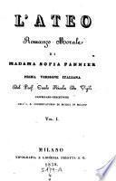 L'Ateo. Romanzo morale. Versione di Carlo Nicola de Vigili