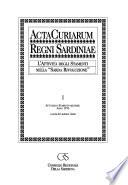 L'attività degli stamenti nella Sarda Rivoluzione