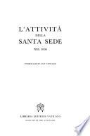 L'Attività della Santa Sede