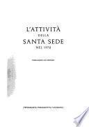 L'Attività della Santa Sede
