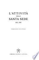 L'Attività della Santa Sede