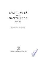 L'Attività della Santa Sede