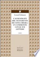 L'autenticità del Testamento di Santa Chiara: un confronto con le sue lettere