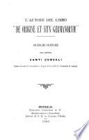 L'autore del libro De origine et sitv Germanorvm