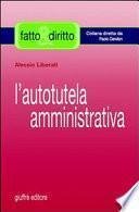 L'autotutela amministrativa