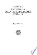 L'avventura della storia economica in Italia